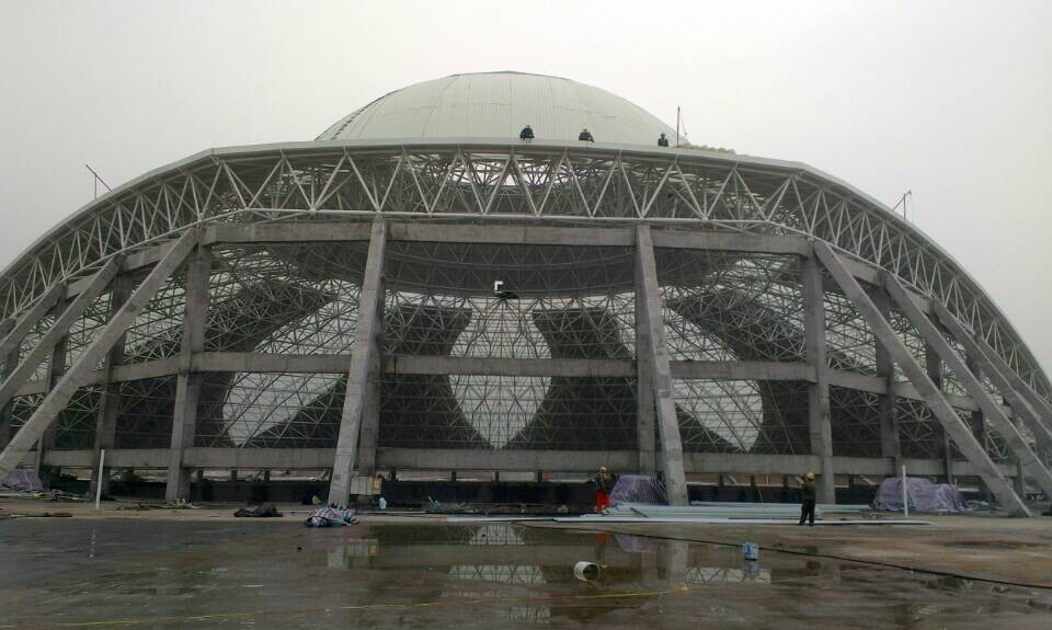 邛崃温泉馆网架工程